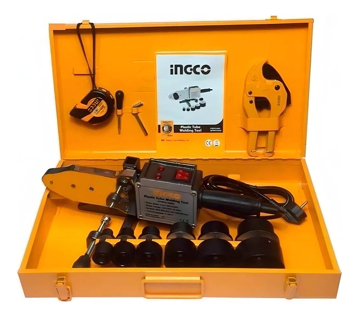 Termofusora Industrial Ingco 800w-1500w Con Valija De Metal - Imagen 2