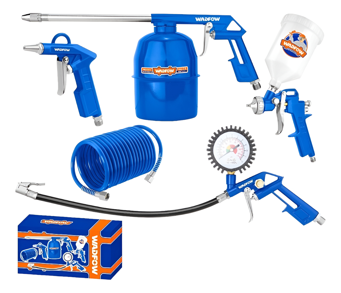 Kit 5 Pcs Para Compresor Wadfow Wax1505 - Smf Color Azul Fas