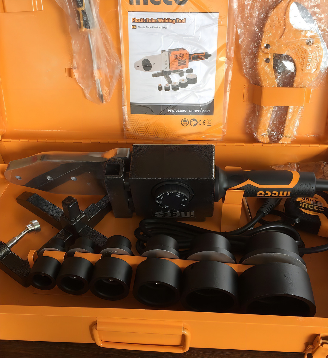 Termofusora Industrial Ingco 800w-1500w Con Valija De Metal - Imagen 3