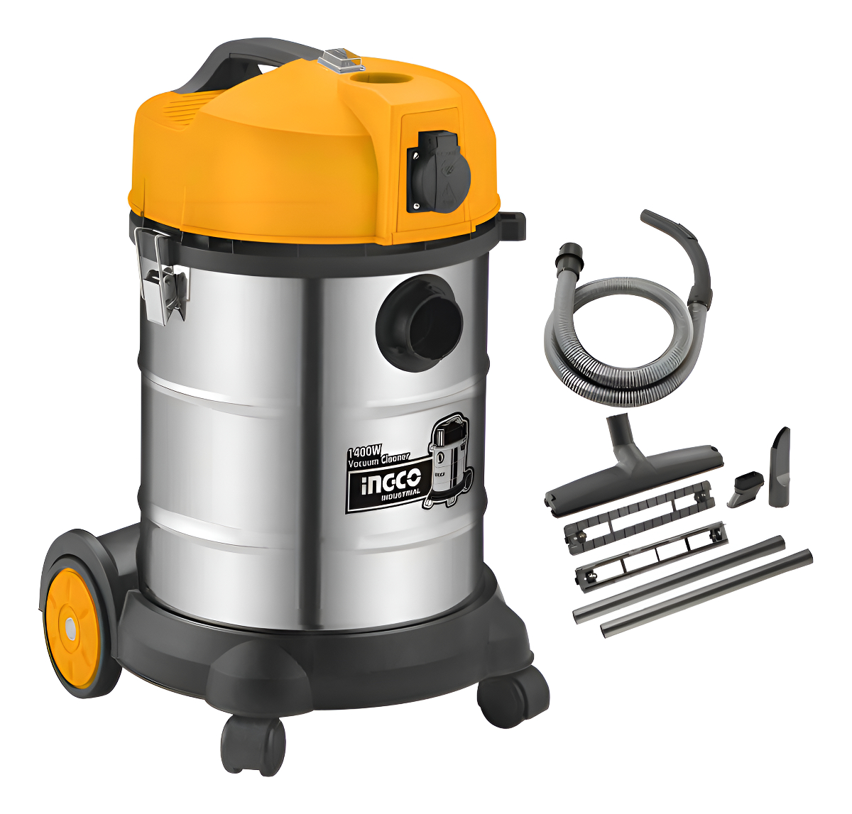 Aspiradora Seco Humedo 1400w Ingco Vc14301