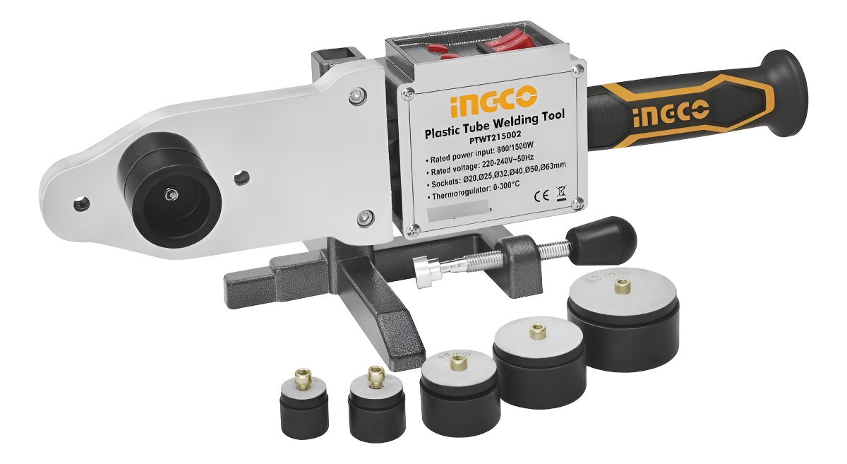 Termofusora Industrial Ingco 800w-1500w Con Valija De Metal