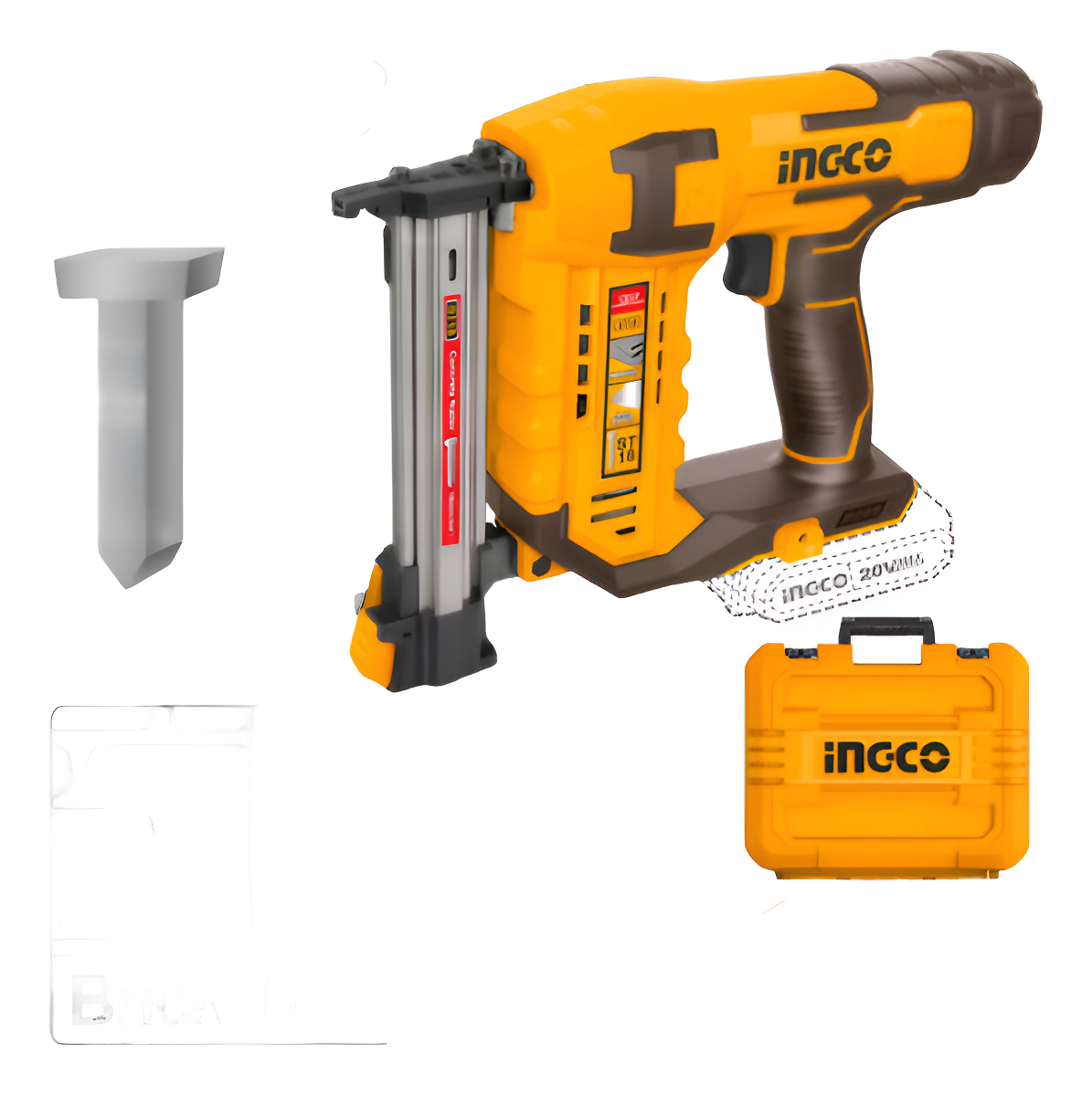 Clavadora A Bateria 20v P20s Bateria 18mm Mamposteria Madera