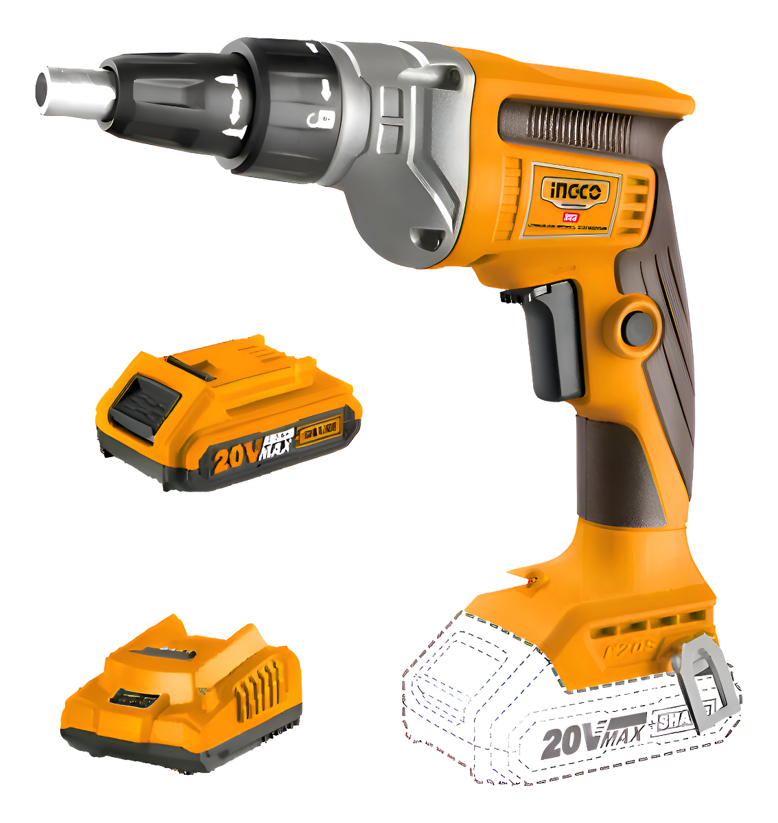 Atornillador Yeso A Bateria 20v P20s Cdsli2042006