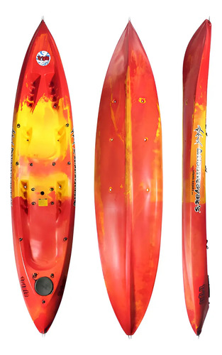 Kayak Atlanti Triplo Hasta 3 Personas Incluye Remos