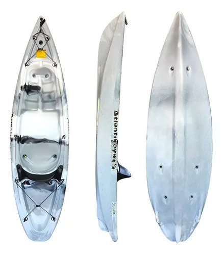 Kayak Atlanti Simplo 1 Persona Hasta 100kg Incluye Remo - Imagen 3