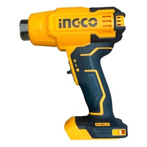 Soplador De Calor Ingco Térmico Profesional 20 V, Alimentado Amarillo
