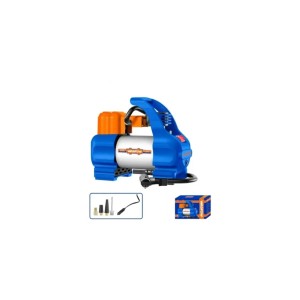 Compresor De Aire Mini Wadfow Portátil 140psi Auto Azul 50 Hz Monofásica