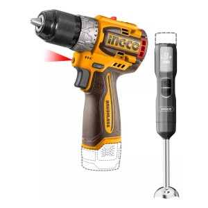 Combo Atornillador Bateria + Mixer +valija Ckli1628 -smf Color Naranja Claro Frecuencia 50/60