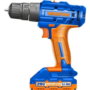 Taladro Atornillador 20 Volt Wadfow 2 Bat 1.5 Ah Cargador Azul 50