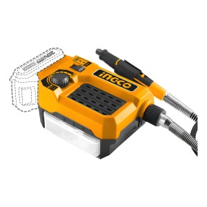 Minitorno Ingco Inalámbrico P20s Con Eje Flexible Y 40 Accesorios 50