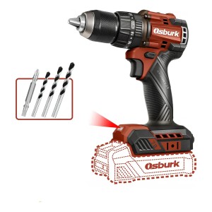 Taladro Atornillador Percutor 78nm + Acceso Osburk Kcid07851 Rojo 50