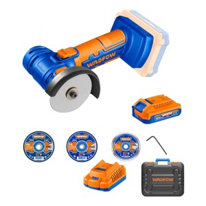 Mini Amoladora 20v + Accesorios + Valija Wadfow Wlap573 Azul 50