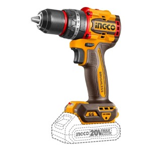 Taladro Atornillador Percutor 13mm Ingco Cidli206681 Color A Amarillo 50hz/60hz