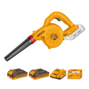 Ingco Sopladora 20v Con Batería Y Cargador Modelo Cabli20782 Naranja Claro