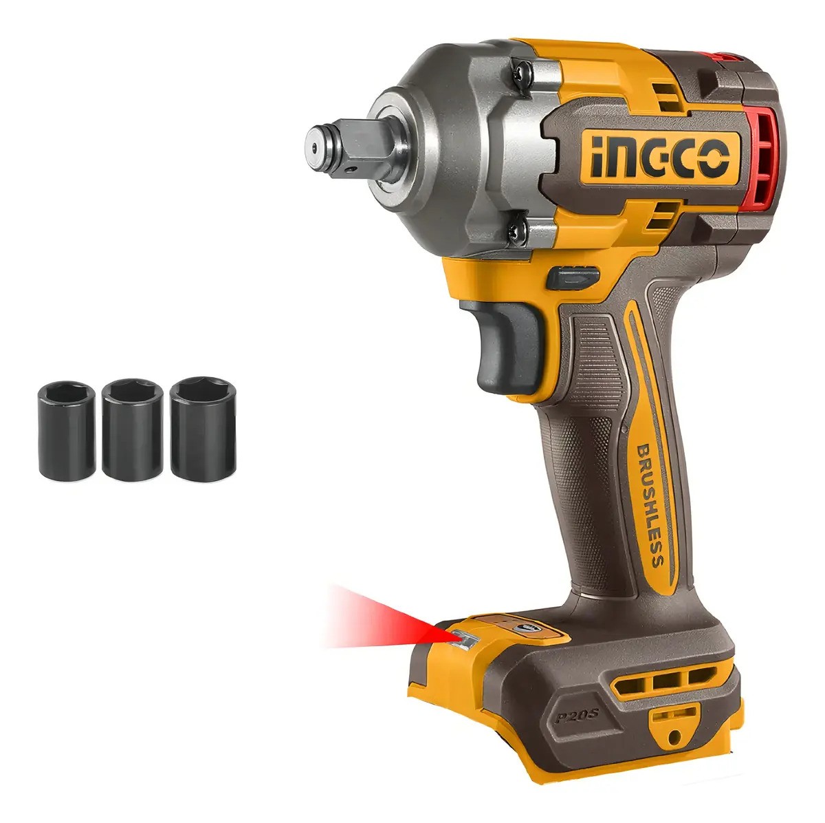 Kit Rotomartillo + Llave De Impacto + Taladro 20v Ingco - Imagen 3