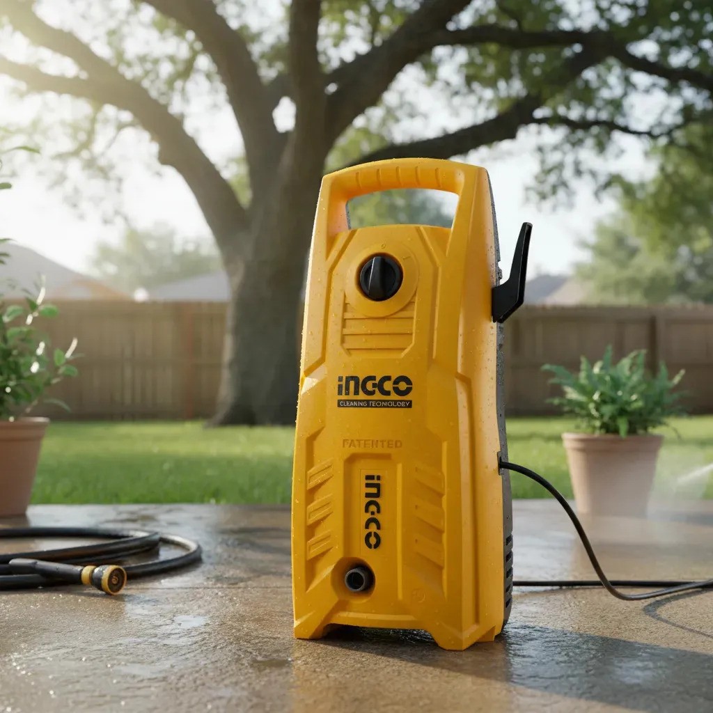 Hidrolavadora 130 Bar 1400w Ingco Hpwr14008 5.5l/min Color Naranja Frecuencia 50 Hz/60 Hz - Imagen 2