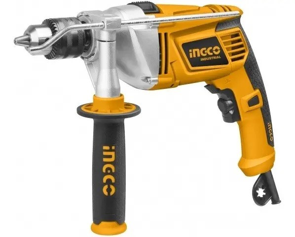 Taladro Percutor Ingco Id11008 1100w Velocidad Variable Colo Naranja Claro 60 Hz - Imagen 4