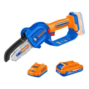 Mini Motosierra 5  A Bateria 2ah 20v Accesorios Wadfow Azul