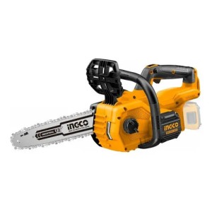 Motosierra Inalámbrica Ingco Cgsli20128 100w 30cm Sin Escobi Amarillo