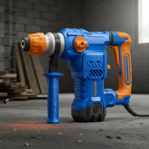 Rotomartillo 1500w 5.5j Wadfow Color Azul Frecuencia 50 Azul 50 - Imagen 2