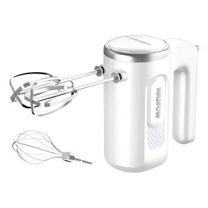 Batidora De Mano Inalámbrica Wadfow Con 6 Velocidades Y Accesorios Blancos Blanco