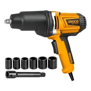 Llave De Impacto Eléctrica 1/2 1050w 550nm Ingco Color Amari Amarillo