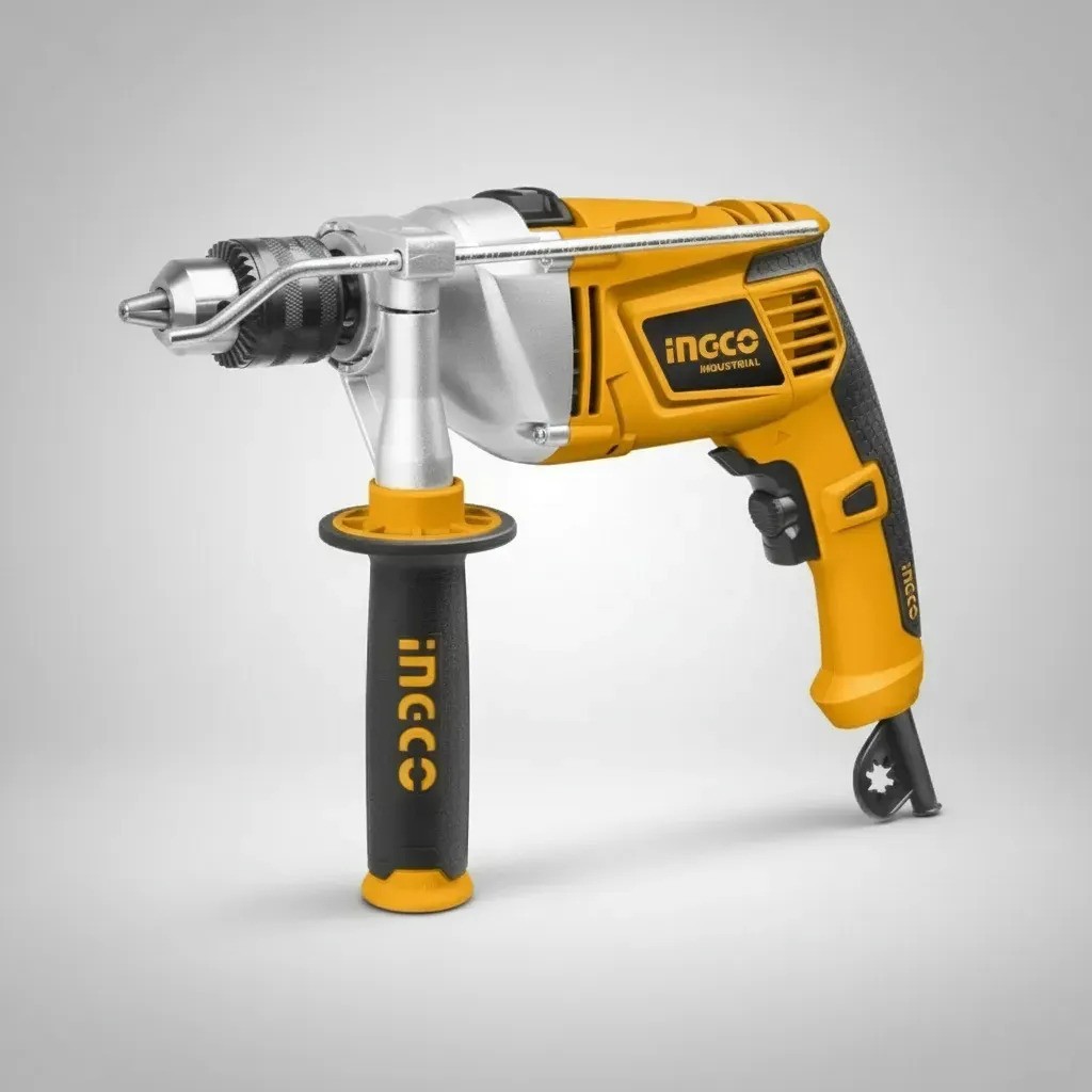 Taladro Percutor Ingco Id11008 1100w Velocidad Variable Colo Naranja Claro 60 Hz - Imagen 5