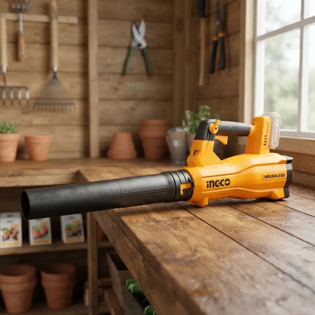Sopladora Brush Less A Bateria P20s Ingco Cabli20428 Amarillo - Imagen 7