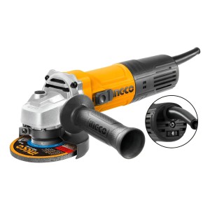 Amoladora Velocidad Variable 900w Ag900285 Ingco Naranja