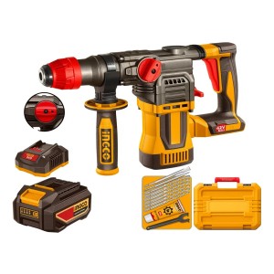 Rotomartillo 4.5 J C/2 Bat 2.5 Ah 42v Ingco Brushless Naranja Claro 50