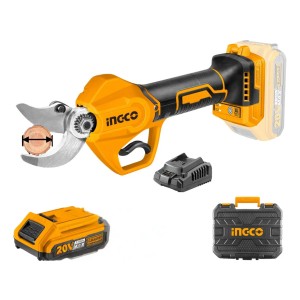 Tijera Podar A Batería Ingco Cssli203083 Brsuhless 20-30mm De Corte