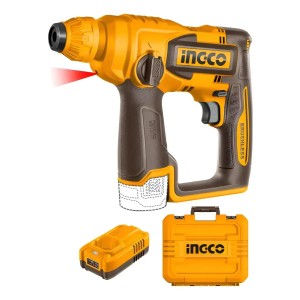 Rotomartillo Ingco 18mm Bateria 16v + Accesorios Crhli16168 Naranja