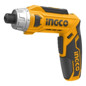 Atornillador Angular Ingco 8 Volt Litio Csdli0801 Con Bolso Amarillo