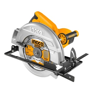 Sierra Circular Ingco 2200w Industrial Cs23522 Incluye Disco Color Amarillo Frecuencia 50/60