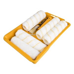 Ff Kit Rodillos Pintar Pincel Bandeja 8 En 1 Ingco Pintura