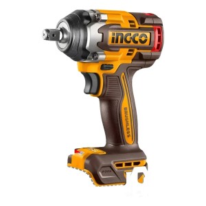 Llave De Impacto Ingco, 500nm, Solo Llave, Sin Bateria Color Amarillo 50hz/60hz