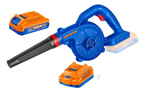 Sopladora 20v 2.7m3 C/bat 2.0ah + Cargador Wadfow Wblp5521 Azul