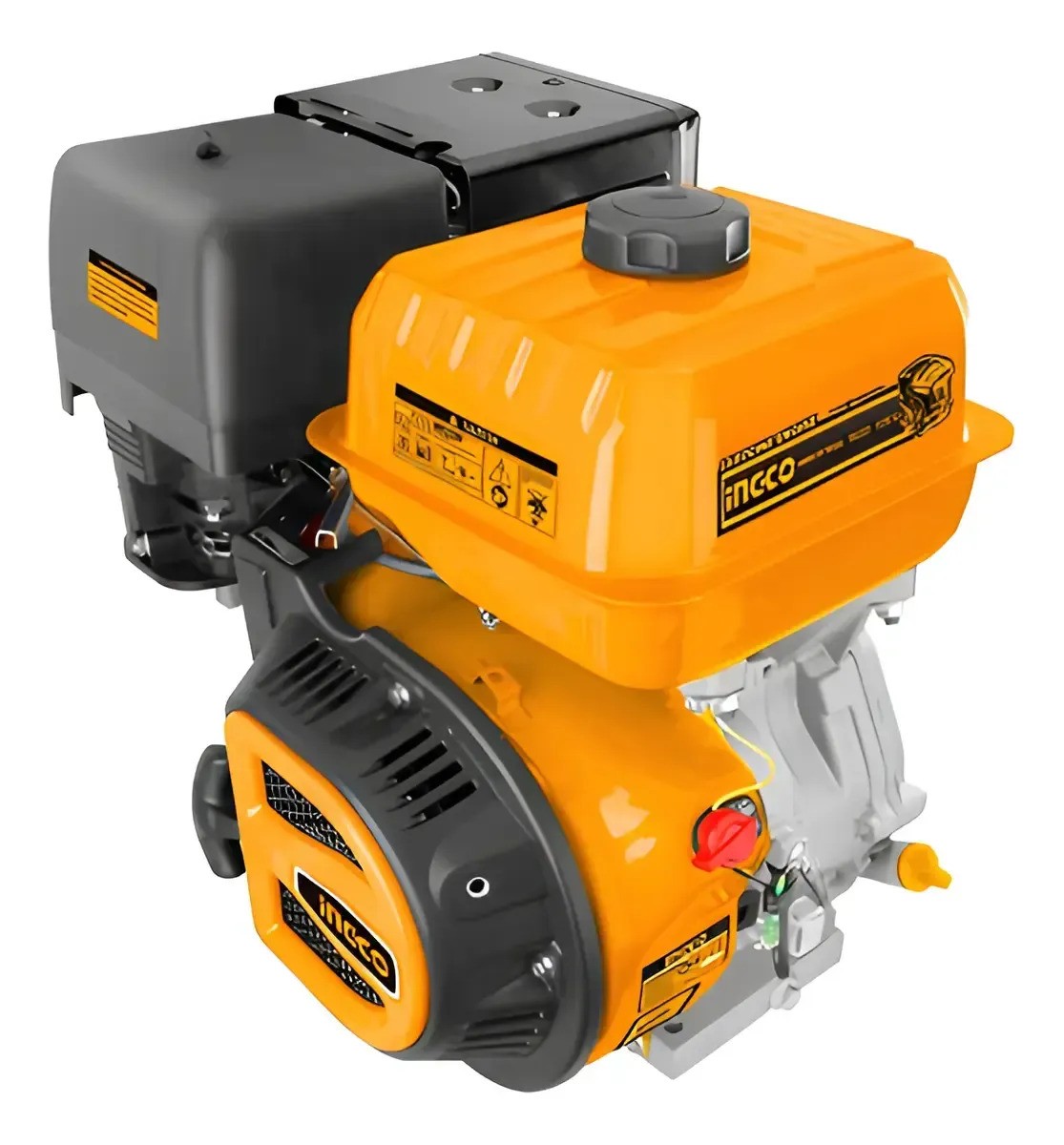 Motor Estacionario Ingco Nafta 13,8hp Eje Horizontal 4t