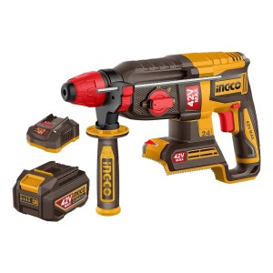 Ingco Rotomartillo A Batería 42v 2ah Sds Plus 24mm Naranja Claro 50