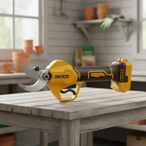 Tijera De Poda Inalámbrica Ingco 20v 20mm/30mm Sin Batería Naranja