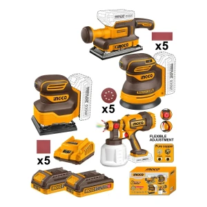 Kit Combo A Bateria P20s Brushless Ingco Cosli250383