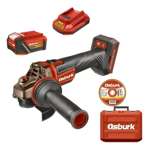 Amoladora Esmeriladora 1260w Bateria 25v + Accesorios Osburk Rojo 50
