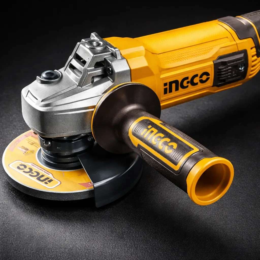 Amoladora Angular 5 1500w 9300rpm 125mm Ingco Ag150028 Color Amarillo - Imagen 2