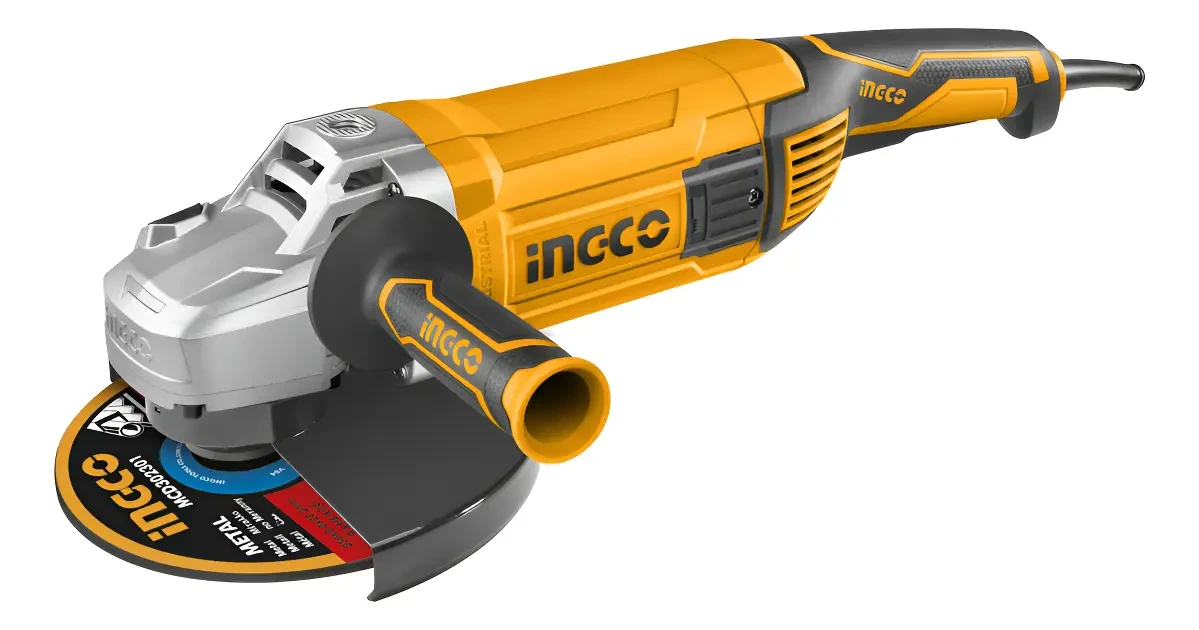 Amoladora Angular 9 Super Industrial Ingco 3000w Amarillo 50